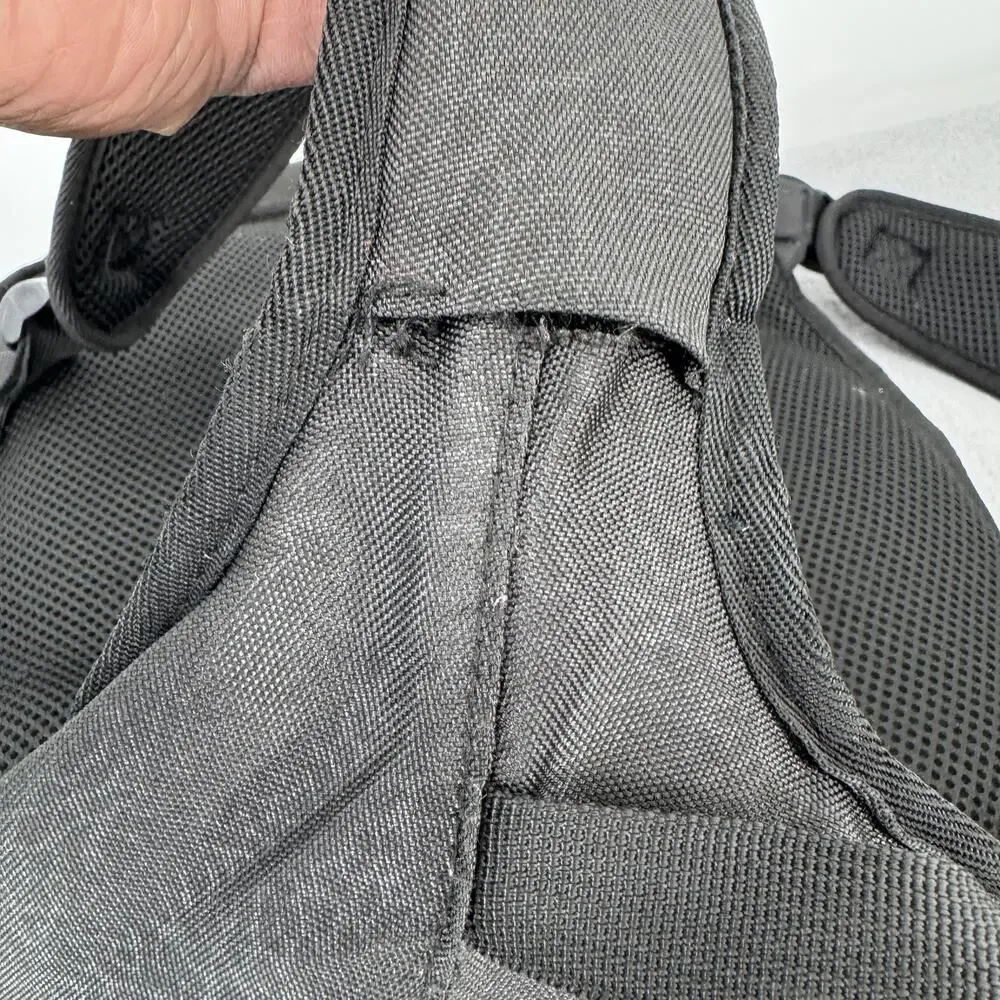 Jordan Backpack Mens Large Black Jumpman Laptop Padded Straps Sports Travel Bag - Picture 5 of 9